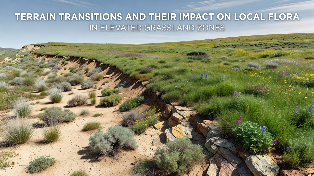 Terrain Transitions and Their Impact on Local Flora in Elevated Grassland Zones
